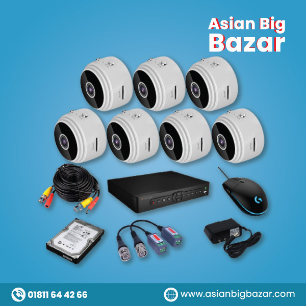 7 SET FULL HD CAMERA FULL PACKAGE + FREE SETUP +FREE MONITOR