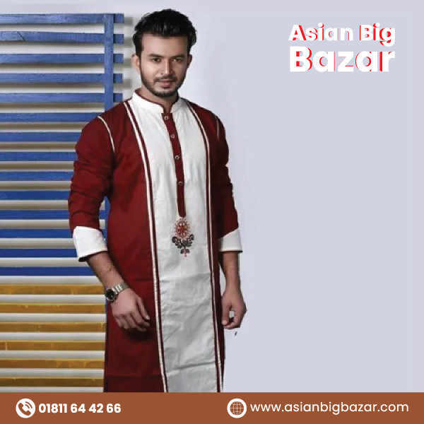 Stylish 100% Cotton Panjabi for Men’s