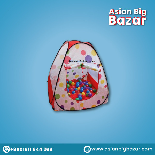 Multicolor Tent House with 50 Ball